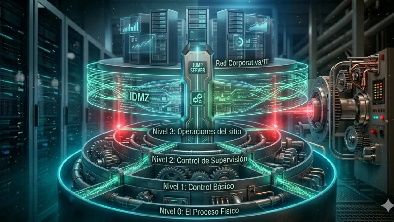 Arquitectura de Defensa: El Modelo Purdue y la frontera entre IT/OT