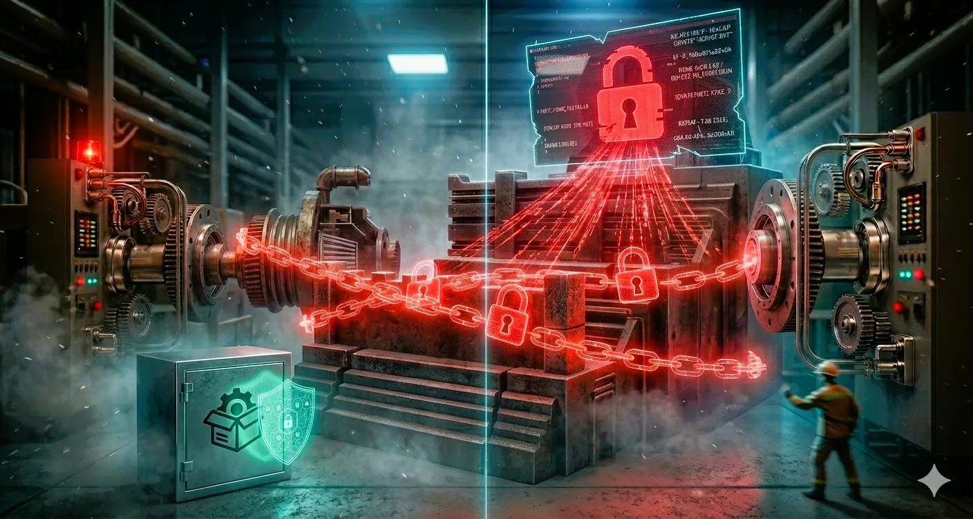 Ransomware en OT: Cuando un archivo cifrado paraliza el mundo físico